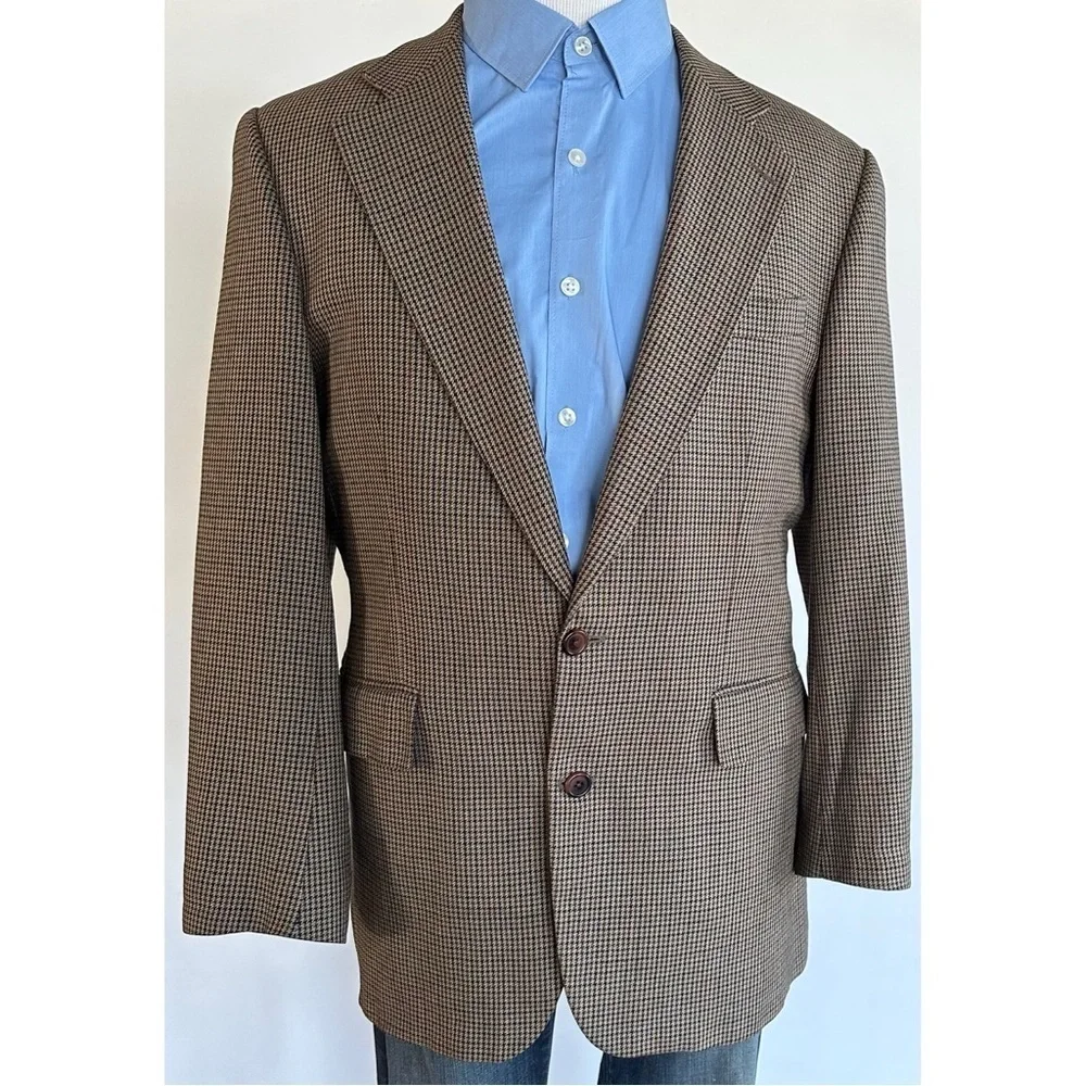 Vintage Chaps Ralph Lauren Men's Blazer Sport Coat Two Button Sports Jacket 42T